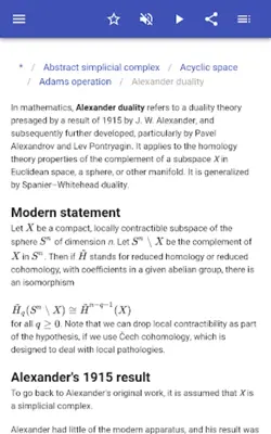 Algebraic topology android App screenshot 5